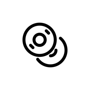 copy disc icon. Perfect for application, web, logo and presentation template. icon design line style