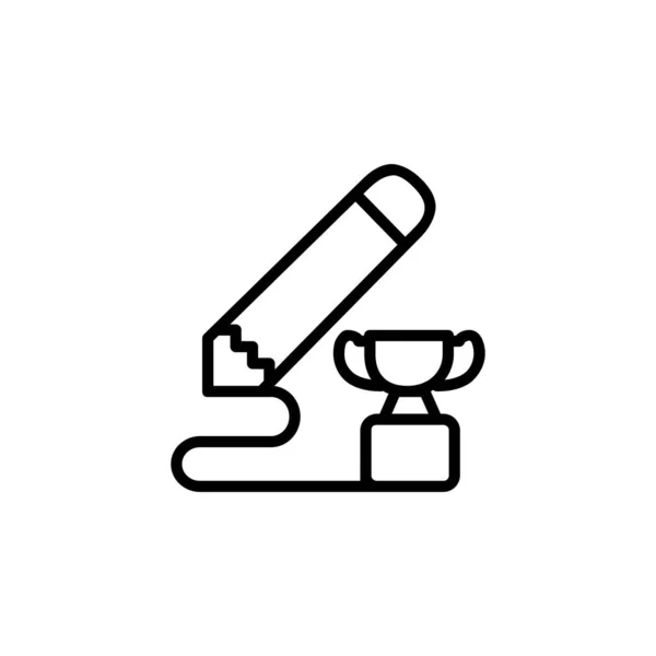 Ikone Online Lernsymbol Perfekt Für Anwendung Web Logo Und Präsentationsvorlage — Stockvektor