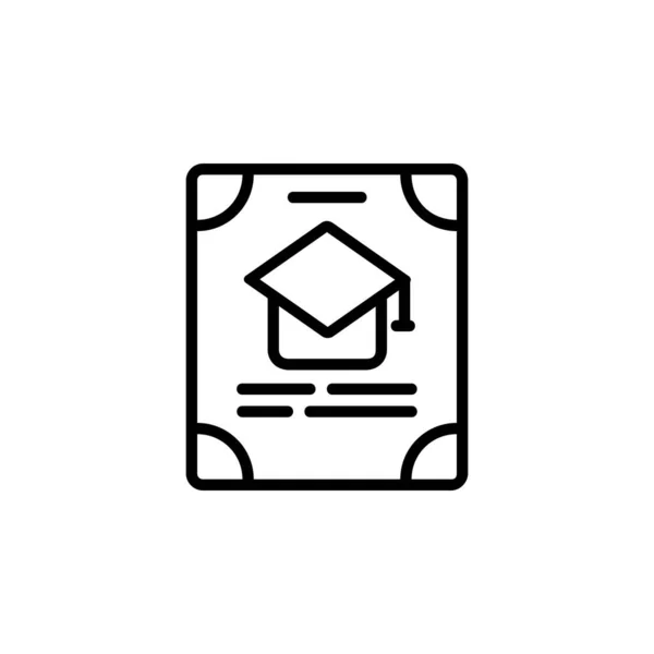 Icône Invitation Icône Apprentissage Ligne Parfait Pour Application Web Logo — Image vectorielle