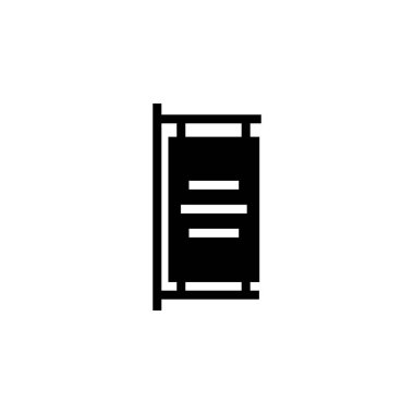 Sancak simgesi bölüm 22 Pazarlama simgesi. Uygulama, ağ, logo ve sunum şablonu için mükemmel. simge tasarımı katı biçim