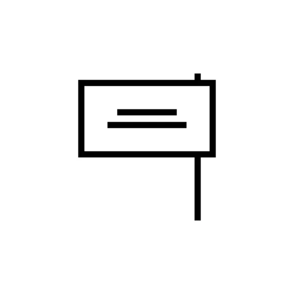 Ikona Banera Część Ikona Marketingu Idealny Aplikacji Stron Internetowych Logo — Wektor stockowy