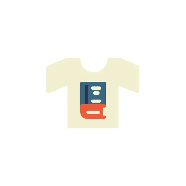 Икона Креативной Рубашки Иконка Онлайн Обучения Идеально Подходит Применения Веб — стоковый вектор