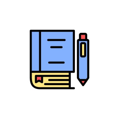 çalışma ikonu. çevrimiçi öğrenme simgesi. Uygulama, web, logo ve sunum şablonu için mükemmel. simge tasarımı satır biçimi