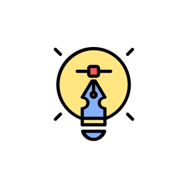 yaratıcı süreç simgesi. çevrimiçi öğrenme simgesi. Uygulama, web, logo ve sunum şablonu için mükemmel. simge tasarımı satır biçimi