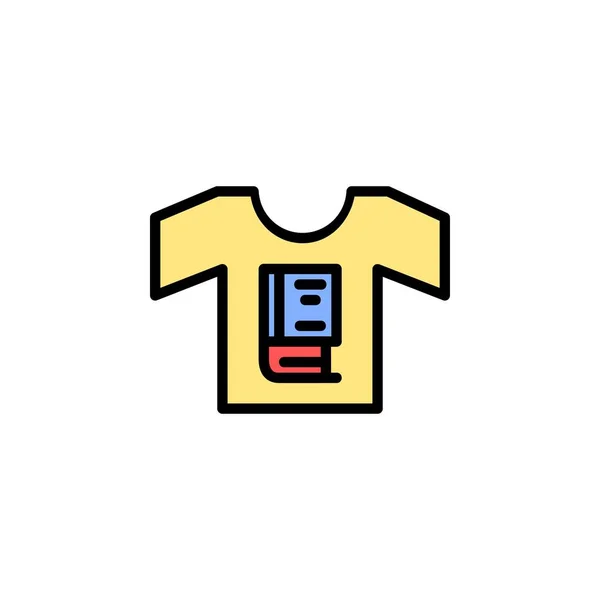 Icono Camisa Creativa Icono Aprendizaje Línea Perfecto Para Aplicación Web — Archivo Imágenes Vectoriales