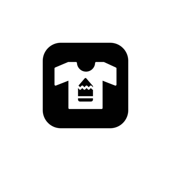 Икона Креативной Рубашки Иконка Онлайн Бронирования Перфект Приложения Веб Сайта — стоковый вектор