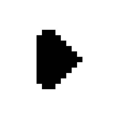 Sonraki, ileri, geri, geri, önceki, oyuncu ve ok simgesi. Uygulama, web, logo, oyun ve sunum şablonu için mükemmel. simge tasarımı piksel sanatı ve katı biçim