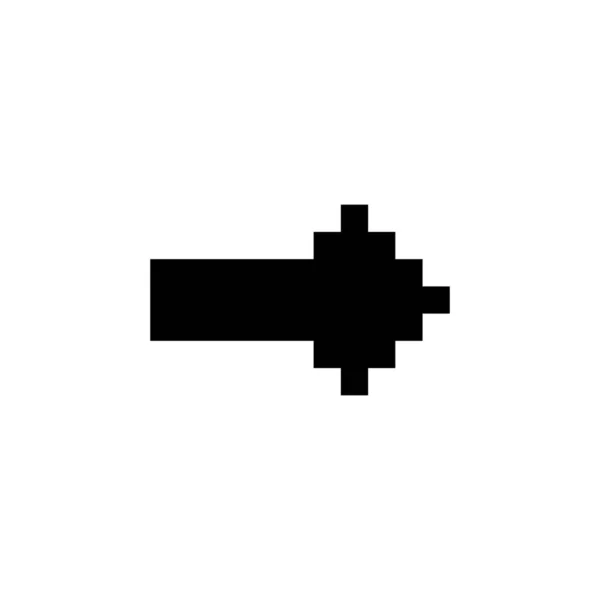 Sonra Yukarı Aşağı Sol Sağ Simgesi Uygulama Web Logo Oyun — Stok Vektör