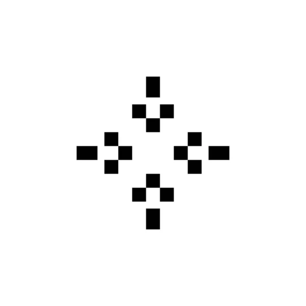 Rotación Punto Tamaño Posición Icono Flecha Perfecto Para Aplicación Web — Archivo Imágenes Vectoriales