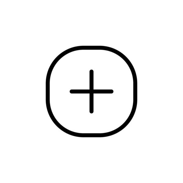 Eklemek Yaratmak Artı Matematik Simgesi Uygulama Web Logo Oyun Sunum — Stok Vektör