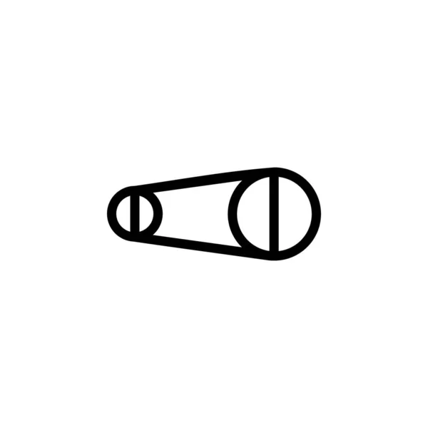 Диаметр Круг Иконка Математики Перфект Приложения Веб Логотипа Игры Презентации — стоковый вектор