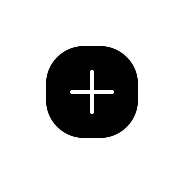 Плюс Добавьте Добавьте Создайте Добавьте Иконку Перфект Приложения Веб Логотипа — стоковый вектор