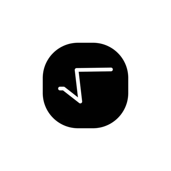 Корень Формула Наука Математика Значок Перфект Приложения Веб Логотипа Игры — стоковый вектор
