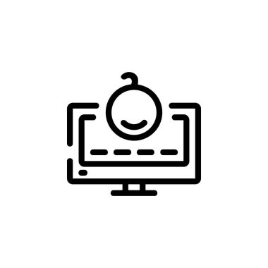 Çocuklar, çocuk, istasyon, kanal ve akıllı televizyon ikonu. Uygulama, web, logo, arka plan, oyun, kalıplar ve sunum şablonu için mükemmel. tek simge tasarım biçimi