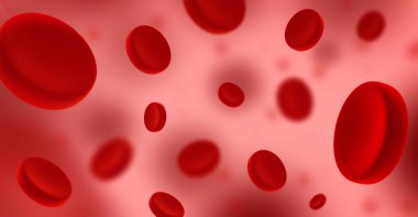 Kırmızı Kan Hücreleri, Eritrosit, Anatomi Tıbbi Konsepti, İnsan Organizması İçi, Kan Hücresi 3D Görüntüleme