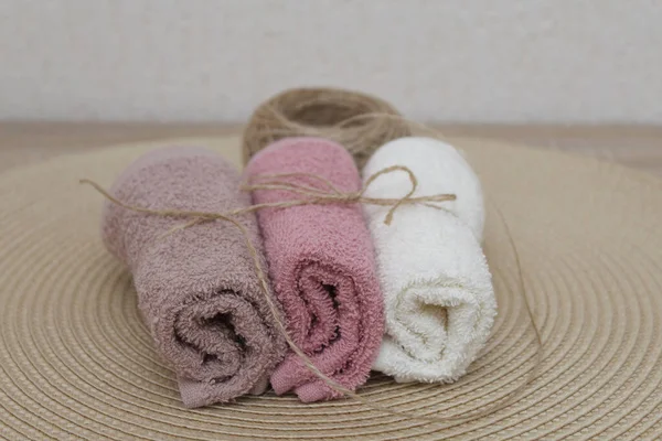 软棉天然毛巾纺织品 — 图库照片