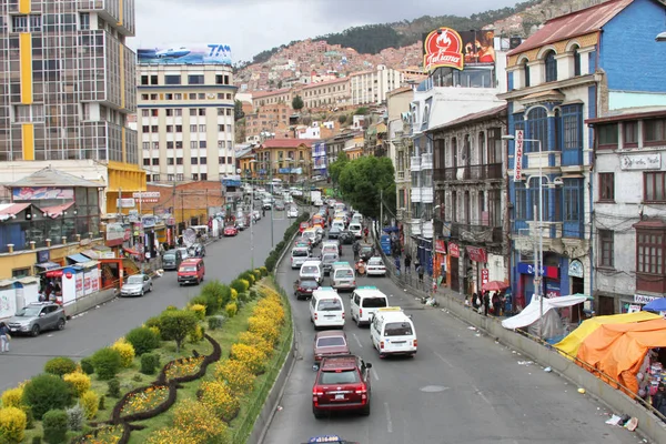 Highway in La Paz, Bolivia — Stock Photo, Image