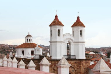 Çan kulesi San Felipe Neri Manastırı, Sucre, Bolivya