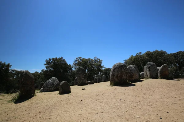 Cromalegue Dos Almendes Largest Megalithic Site Iberian Peninsula — Stock Photo, Image