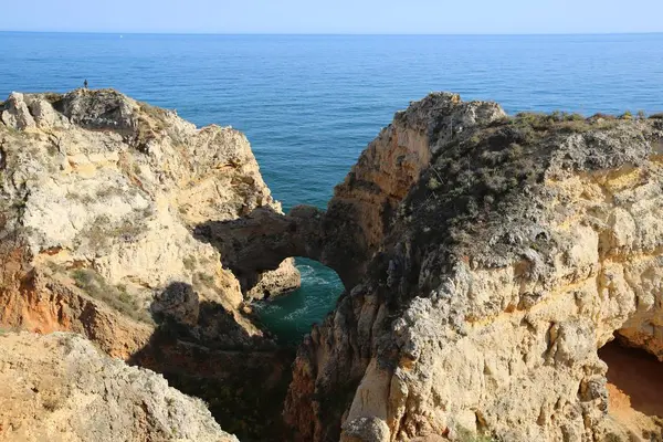 Portekiz Algarve Lagos Ponta Piedade Nin Önsözü — Stok fotoğraf