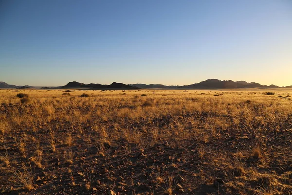 Sunset on the Namibia Desert — Stock Photo, Image