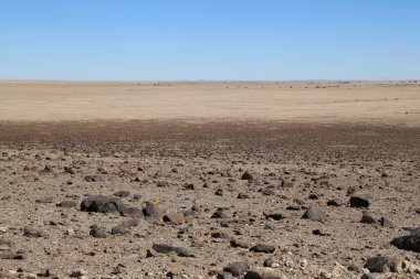 Sesriem ve Swakopmund, Namibya arasındaki yolda manzaralar