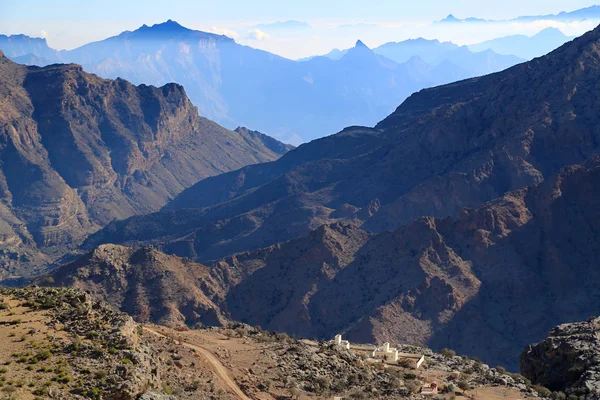 Landschaft des schönen Wadi Ghul im Oman — Stockfoto
