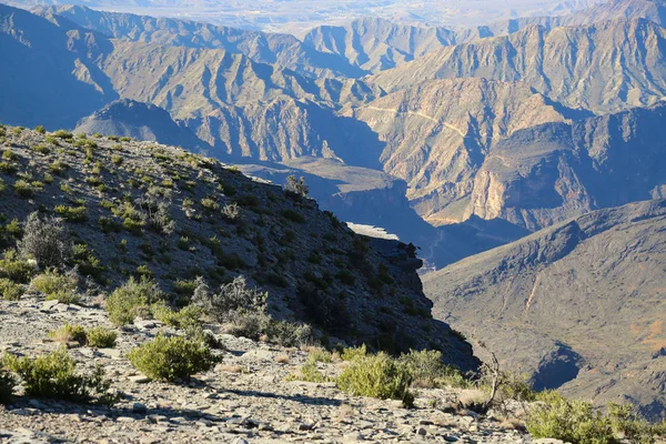 Landskap av den vackra Wadi Ghul i Oman — Stockfoto