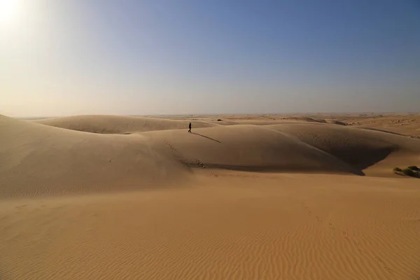 Le bruit du vent et du sable dans le désert de Wahiba — Photo