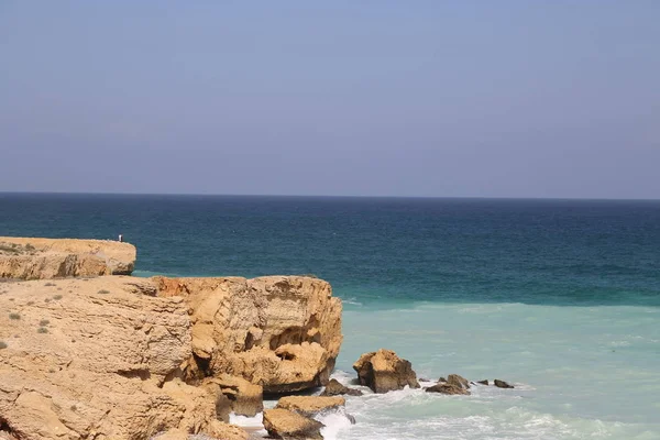 靠近Ras Al Hadd的阿拉伯海阿曼海岸 — 图库照片