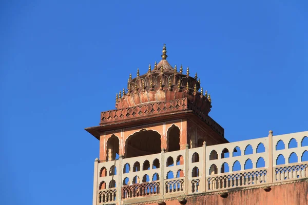 Detaily paláce Hawa Mahal, Jaipur, Indie — Stock fotografie