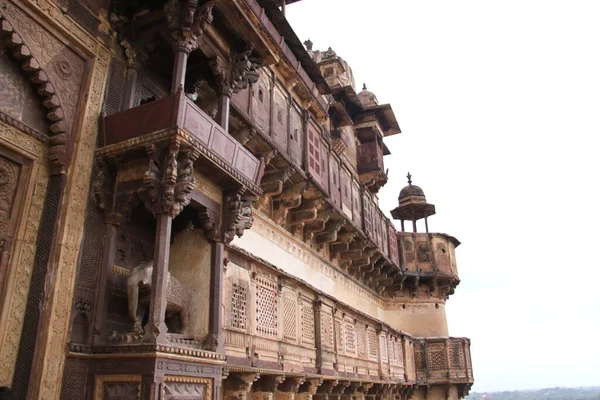 Orchha Fort Complex, Madhya Pradesh, Índia — Fotografia de Stock