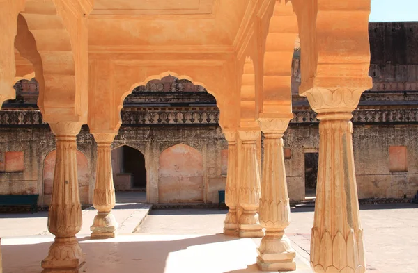Detalle del Fuerte Ámbar en Jaipur, India —  Fotos de Stock