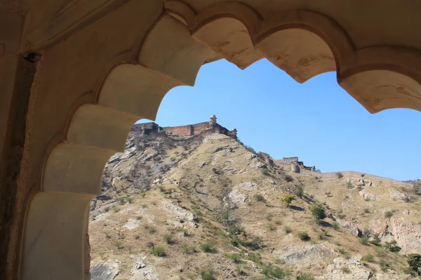 Detail Amber Fort v Jaipuru, Indie — Stock fotografie