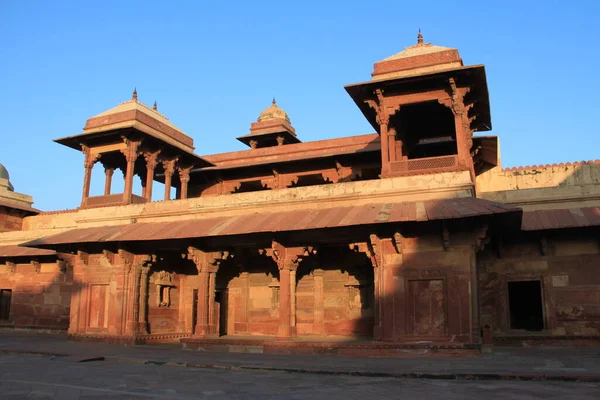 Detalle del famoso Fatehpur Sikri, cerca de la ciudad de Agra, India —  Fotos de Stock