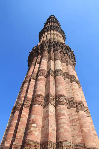 O Qutub Minar, Nova Deli, Índia — Fotografia de Stock