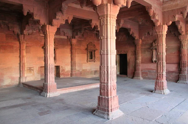 인도, 아그라 시 근처에 있는 그 유명 한 파트 푸르 시크리의 모습 — 스톡 사진