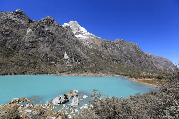 Peruánské krajiny, národní park Huascaran — Stock fotografie