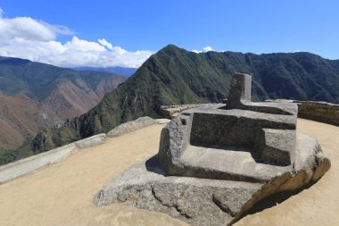 Eski Machu Picchu şehrinin detayları.