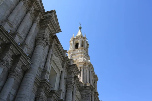 Detalhe da catedral de Arequipa — Fotografia de Stock