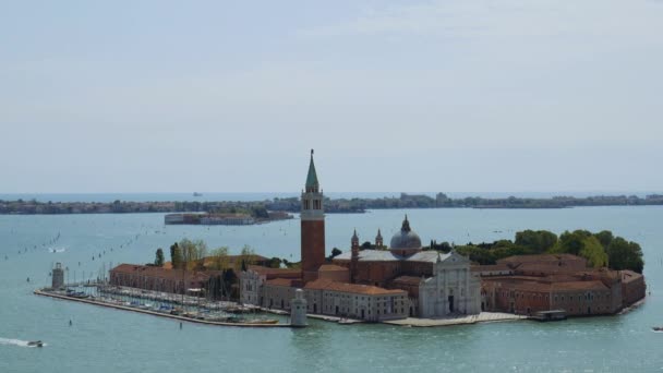 Kijk op de stad Venetië — Stockvideo