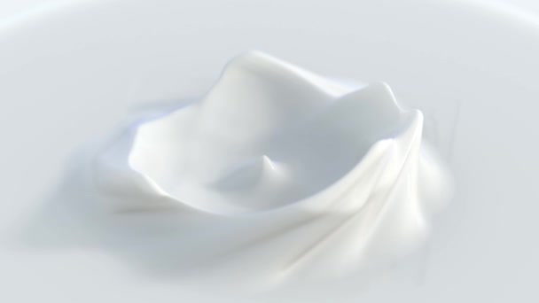 Замороженный всплеск 3D — стоковое видео