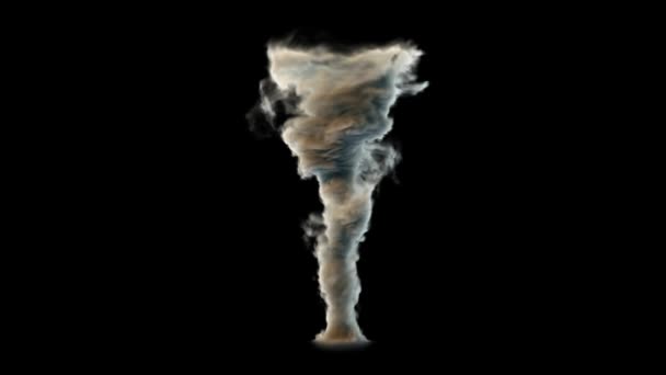 龙卷风效应与阿尔法 — 图库视频影像