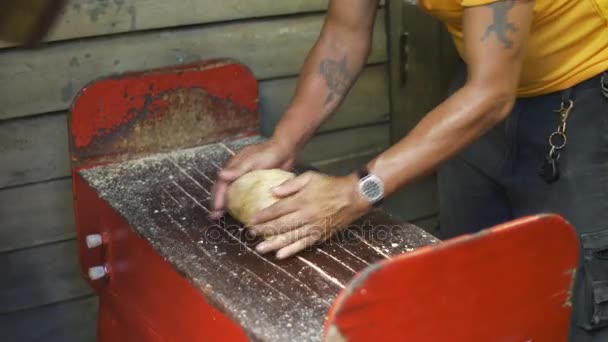 Asiática comida de rua — Vídeo de Stock