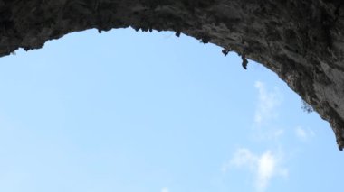 Büyük Kemer'de kaya tırmanıcısı