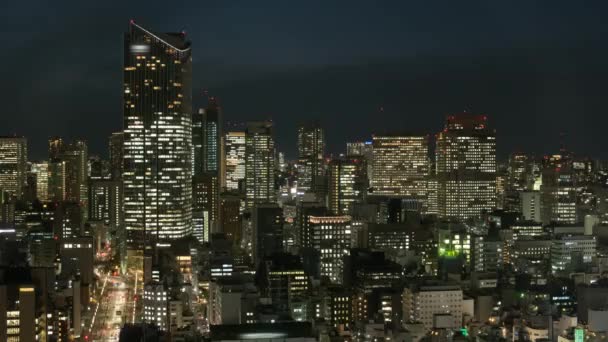 Tokyo business center idő telik el — Stock videók
