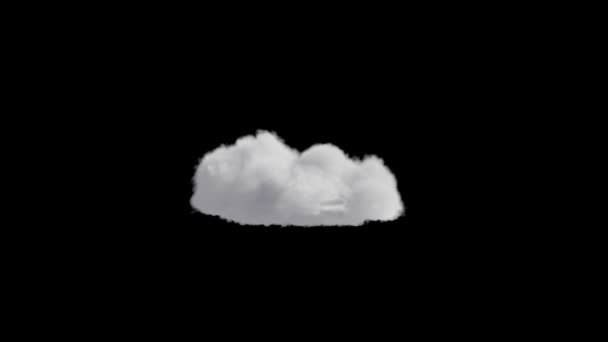 Piękny chmura burza — Wideo stockowe