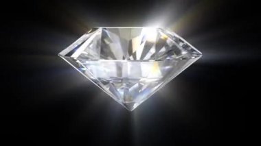 Işıltı ışınları ile güzel Emerald