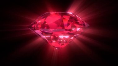 Güzel kırmızı Emerald 