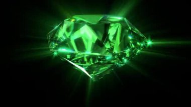 Yakın çekim yeşil zümrüt 